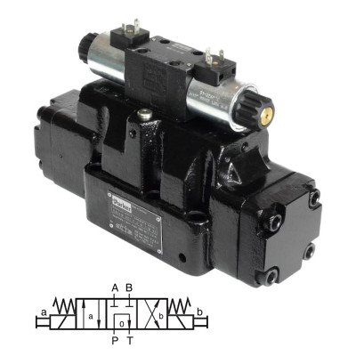 D81VW009C2NJW Indirectly controlled hydraulic slide valve PARKER, NG25