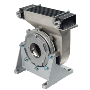 PTÖK 300/144 DF VDMA + BB-Code 100 / 4xDIN (3019/2) Flange with coupling and integrated radiator
