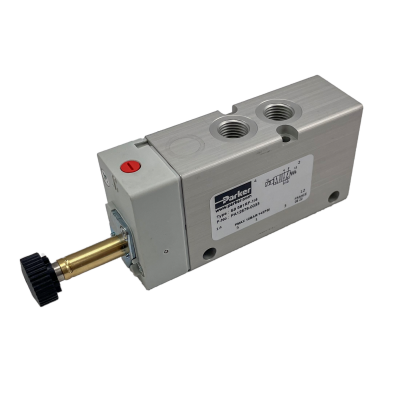 S9 581RF-1/4 _ 5/2 way air valve, controlled by a permanent electrical signal