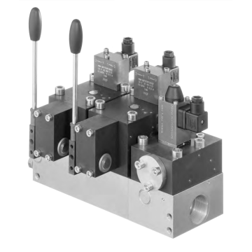 SLF 3-A 2 O 25/25 A 200 B 200 / EA-G 24 Valve segment for proportional valve