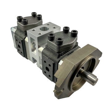 EIPH2-025RK00-1X+EIPH2-022RP30-1X ECKERLE tandem gear pump, 24.8 + 21.8 ccm/rev