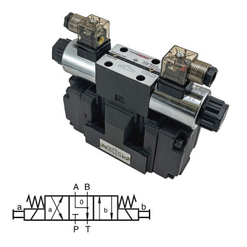HFWH-03-3C4-D24 indirectly controlled hydraulic distributor NG10, 160 l/min, 350 bar, 24 V DC
