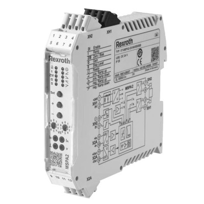 VT-MSPA1-2X/A5/000/000 proportional valve amplifier, boschrexroth, 1 solenoid, 0-10V