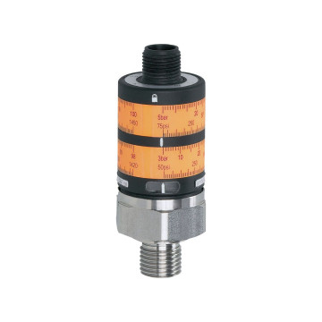 PK6524 Pressure switch IFM with mechanical regulation, 2x band with pressure range 0-10 bar