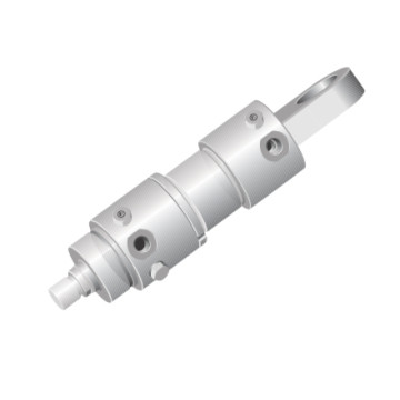 DG261-040/022-0700AM Hydraulic cylinder of bolted design with thread, 260 bar, 40/22-700