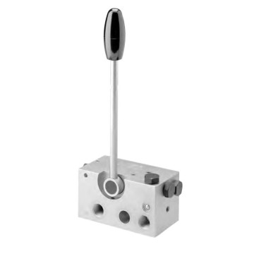 VH 1-S 1 lever distributor for single-acting cylinder, flow 12 l/min, pressure 700 bar, HAWE