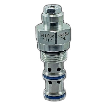 CMQ 30/DL brake valve FLUCOM, 50 l/min, 25 - 125 bar, cartridge
