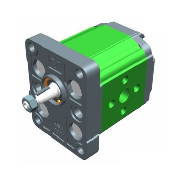 XV1P/5.9 D0003 gear pump, suction and pressure flange, VIVOIL, 5.85 cc/rev, clockwise