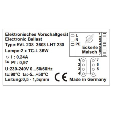 EVL 238 230V 36 03 LH D 230