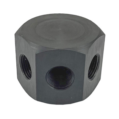 HPMC-206 Small Manifold Cube 6 Port 700 Bar 3/8" NPT Replacement for enerpac A66