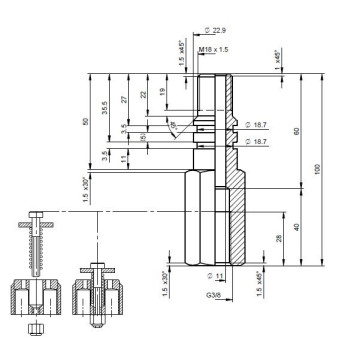 NIPP 7172 drop valve for telescopic cylinder K43271S