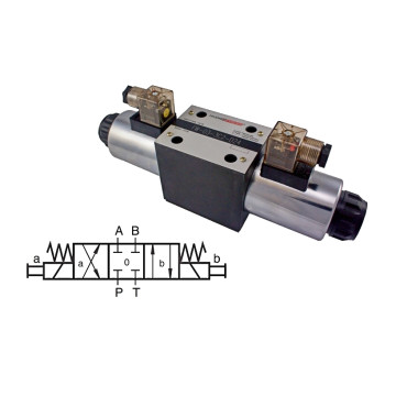 FW-03-3C2-D24 Hydraulic spool valve, NG10, 24 V DC, 120 l/min, 315 bar