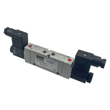 S9 581-1/8-24V- 5/2 way air valve. Controlled by electrical impulses, 24 V DC
