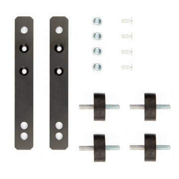 KTB0000550 Mounting kit for HY215 and HY230 coolers, 2xholder, 4xsilent block, 4xscrew, 4xnut