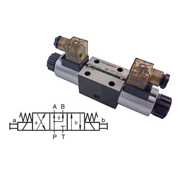 FW-02-3C9-A220 hydraulic gate valve, NG06, 315 bar, 80 l/min, 230 V AC