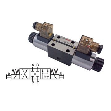 FW-02-3C29-A220 hydraulic spool valve, NG06, 315 bar, 80 l/min, 230 V AC
