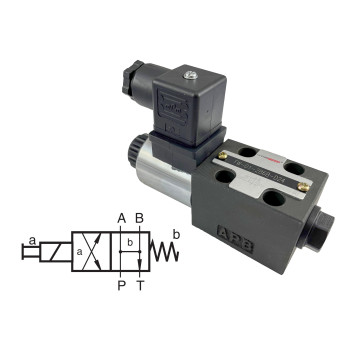 FW-01-2B3B-D24 direct controlled gate valve, NG04, 40 l/min, 315 bar, 24 V DC