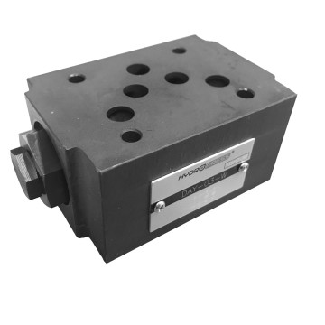 DAY-03-W modular hydraulic lock, between plates, NG10, 100 l/min, 315 bar, port A+B