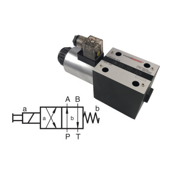 FW-03-2B2-A220 - Directly operated hydraulic spool valve with emergency control / NG10