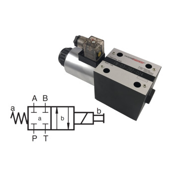 FW-03-2B2BL-D24 – Direkt gesteuertes hydraulisches Schieberventil mit Notsteuerung / NG10