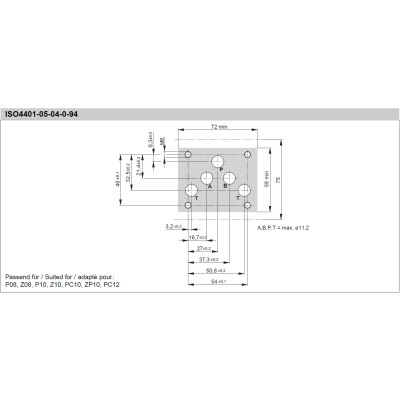 SAM220PC10PG SO973 (A1) HAWE valve with position sensing, 350 bar, 100 l/min, 24 VDC