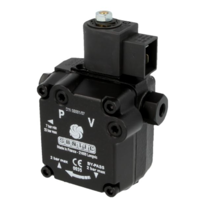 AS 47 D 1539 6P SUNTEC oil pump with a pressure range of 7-25 bar and a flow rate of 47 l/h