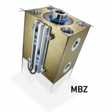 MBZ 160.25/16.02.201.100.OM Hydraulik-Blockzylinder MERKLE, 160 bar, 25/16-0100
